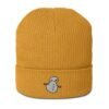 Snowman Organic Ribbed Beanie