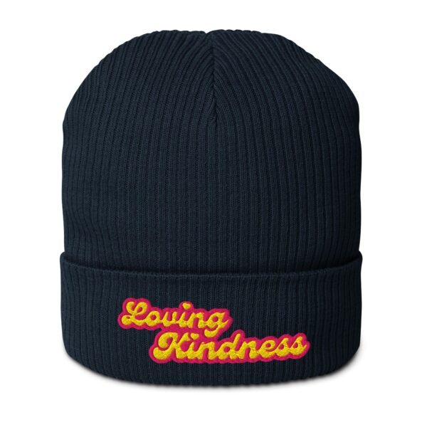 Loving Kindness Organic Ribbed Beanie