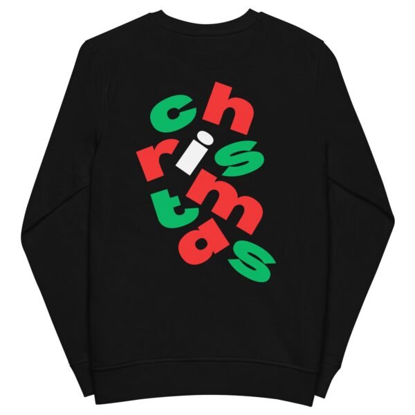 Merry Christmas Unisex Organic Sweatshirt
