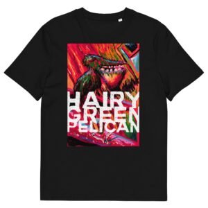 Hairy Green Pelican Unisex Organic Cotton T-Shirt