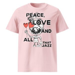 Peace Love Unisex Organic Cotton T-Shirt