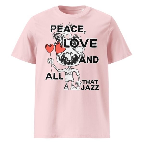 Peace Love Unisex Organic Cotton T-Shirt