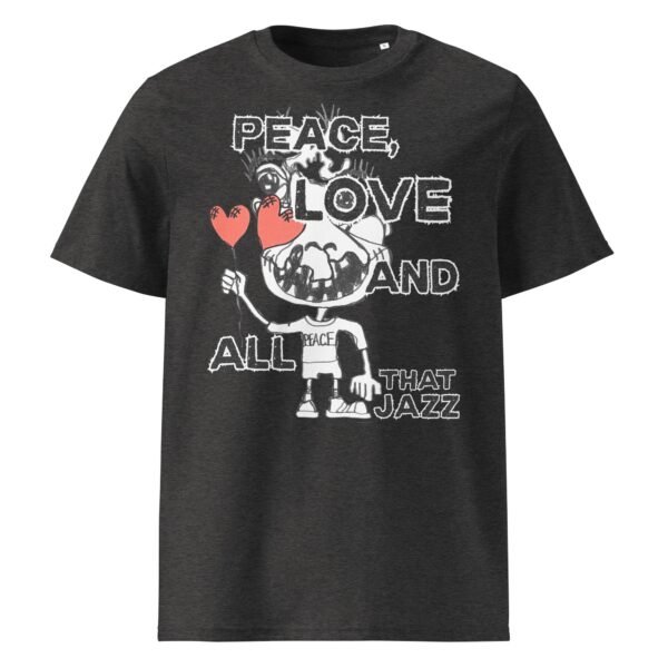 Peace Love Unisex Organic Cotton T-Shirt