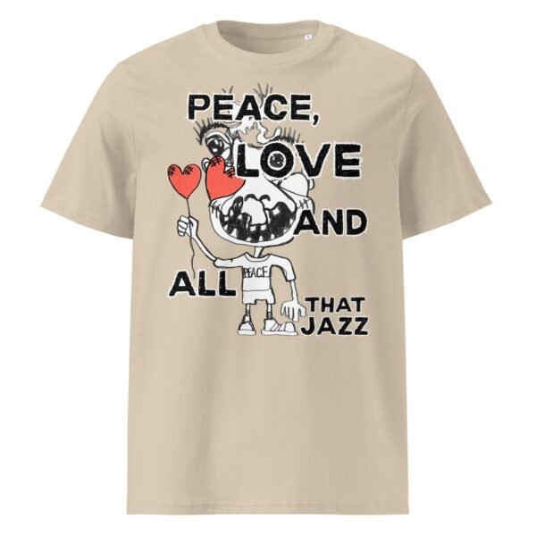 Peace Love Unisex Organic Cotton T-Shirt