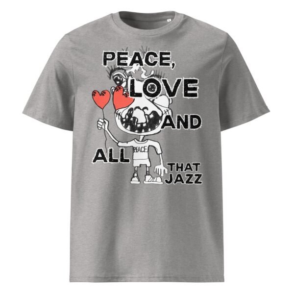 Peace Love Unisex Organic Cotton T-Shirt